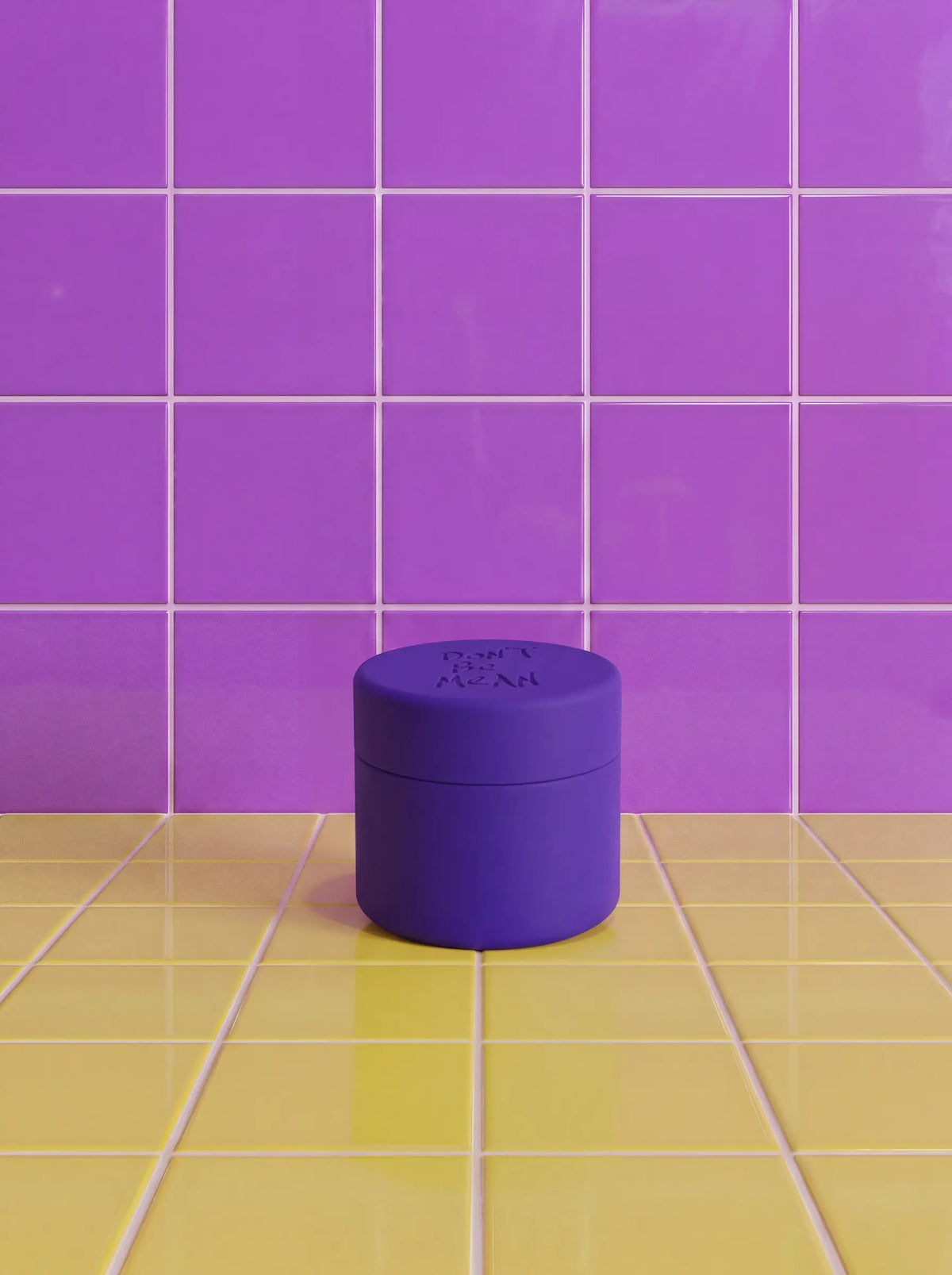 Mini Just in Case silicone travel case for one bar in purple