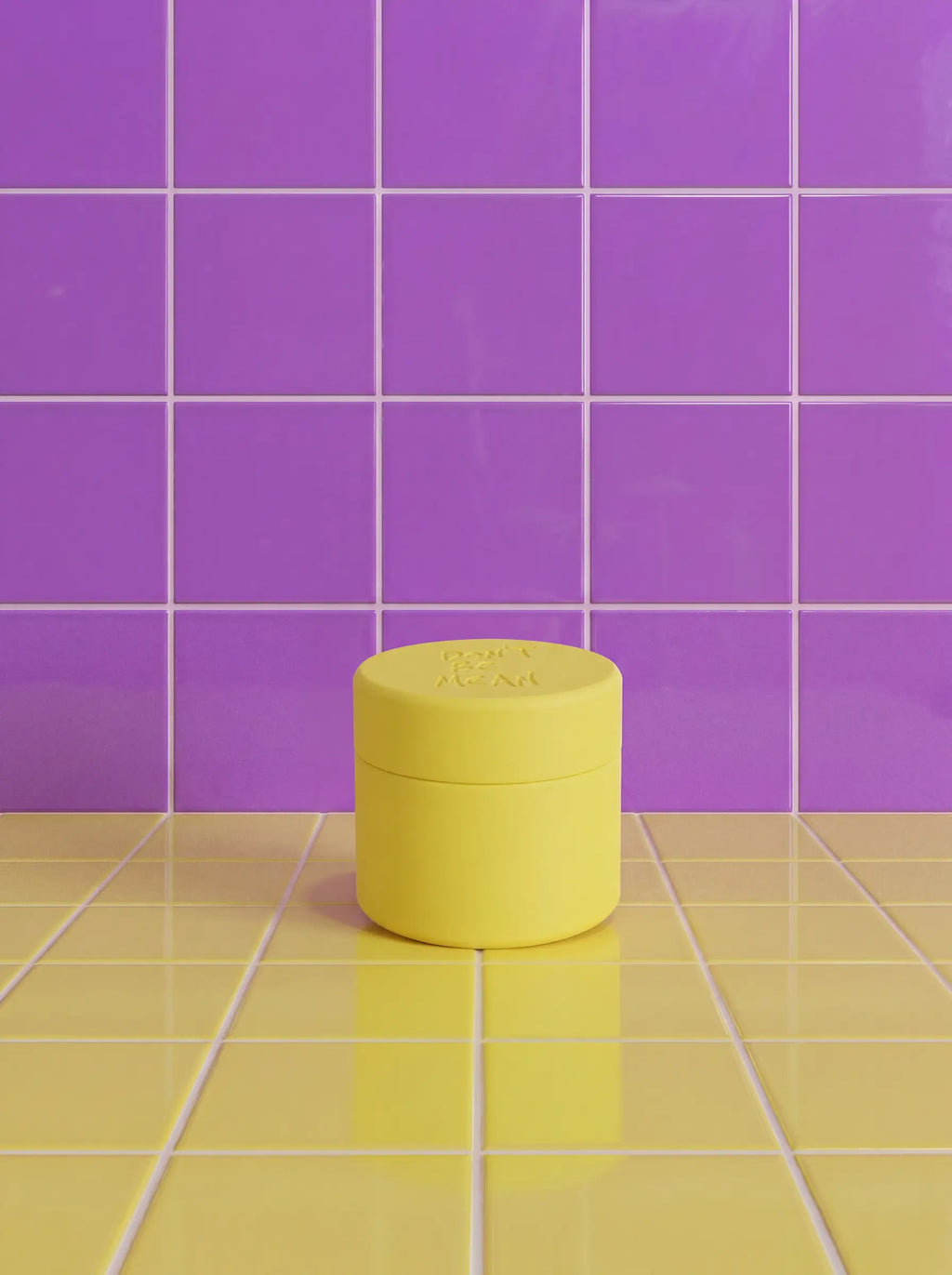 Mini Just in Case silicone travel case for one bar in yellow